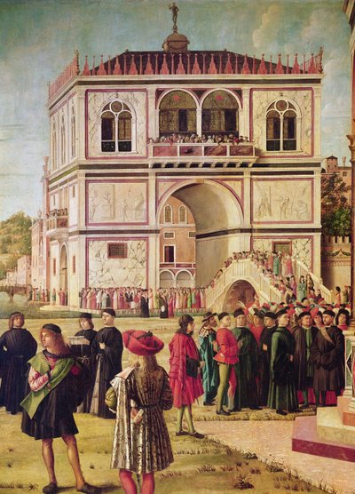 Return of the English Ambassadors, from the St. Ursula Cycle (detail) by Vittore Carpaccio